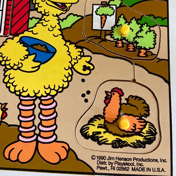 Vintage 1990 Sesame Street Playskool puzzle - Picture 3 of 6